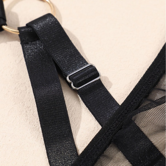 Mesh halter teddy - Picture 7 of 16